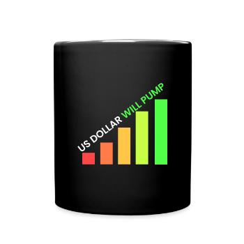 US Dollar will pump - Full Colour Mug - black - Front