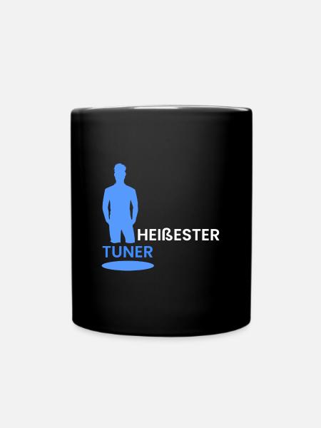 heißester Tuner - Tasse einfarbig - Schwarz