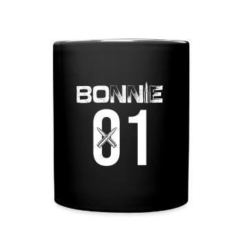Bonnie and Clyde 01 Couple Outfit - Full Colour Mug - black - Front