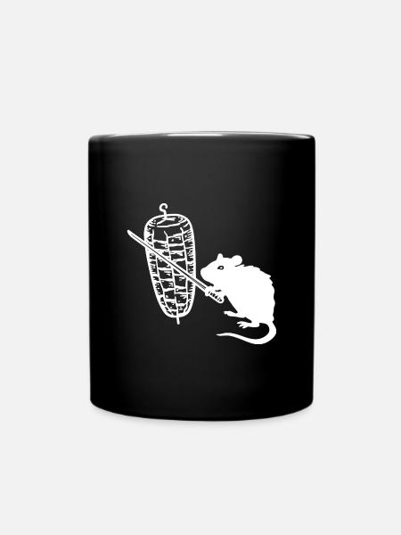 Kebab Rat Kebab Grill - Full Colour Mug - black