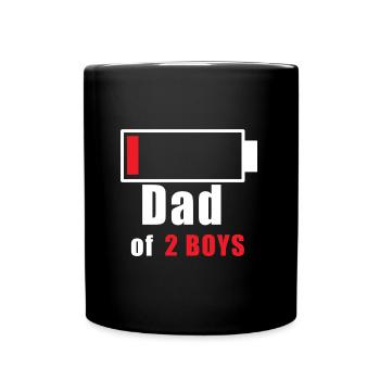 Father Father's Day Gift Men Son Idea - Full Colour Mug - black - Front