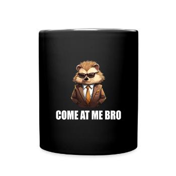 Hérisson Viens à moi - Mug uni - noir - Devant