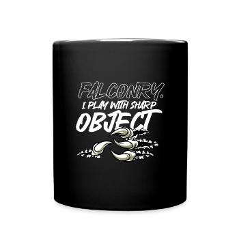 Cadeau d’ornithologie de fauconnerie - Mug uni - noir - Devant