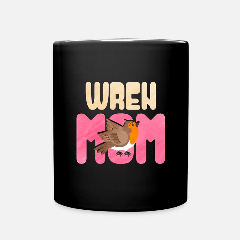 Troglodyte oiseau - Mug uni - noir