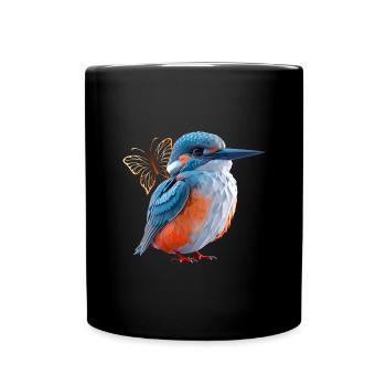 Martin-pêcheur - Mug uni - noir - Devant