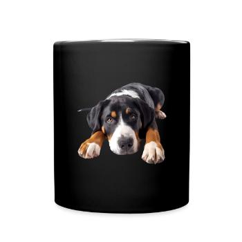 Bouvier Suisse - Mug uni - noir - Devant