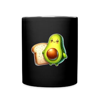 Avocado Toast - Full Colour Mug - black - Front