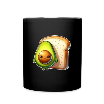 Avocado Toast - Full Colour Mug - black - Front