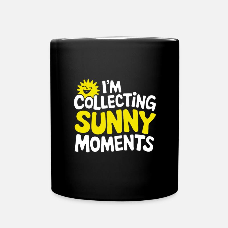 Sunny Summer Moments Vibes Sommer Sonne - Tasse einfarbig - Schwarz