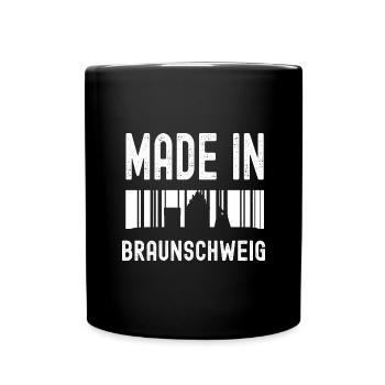 Braunschweig - Tasse einfarbig - Schwarz - Vorne
