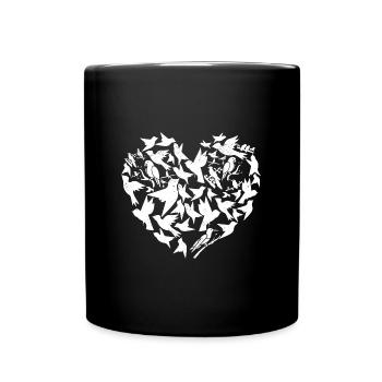 Bird Lover Birdwatching Bird Whisperer - Full Colour Mug - black - Front