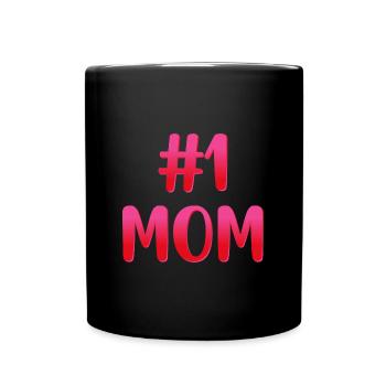 Hashtag Nummer Eins Mama Mütter Tag Idee Mama Frauen - Tasse einfarbig - Schwarz - Vorne