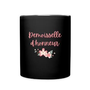Demoiselle d'honneur - Mug uni - noir - Devant