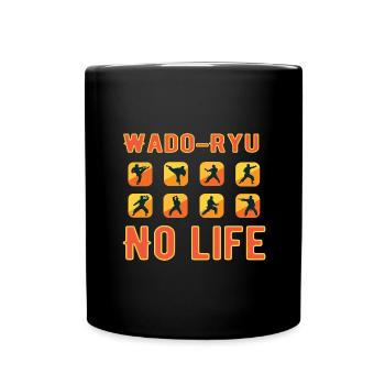 No Wado-Ryu no Life, le T-shirt karaté cool - Mug uni - noir - Devant