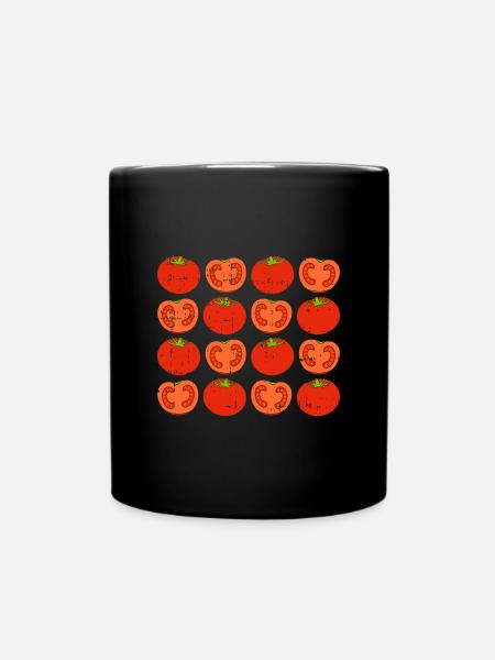 Tomate - Tasse einfarbig - Schwarz