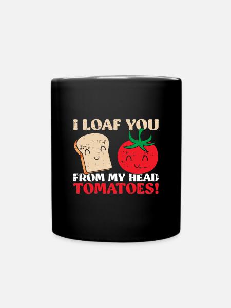 Tomate - Tasse einfarbig - Schwarz