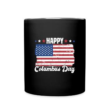 Christopher Columbus - Tasse einfarbig - Schwarz - Vorne