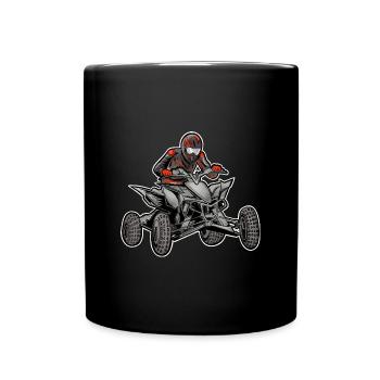 Quad VTT Tout-terrain Quad Riders - Mug uni - noir - Devant