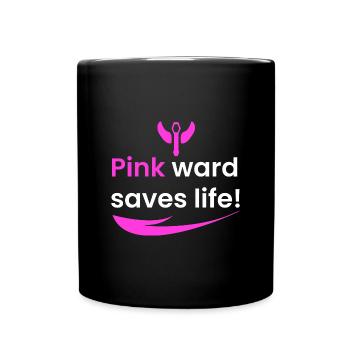 The pink station saves lives! - Full Colour Mug - black - Front