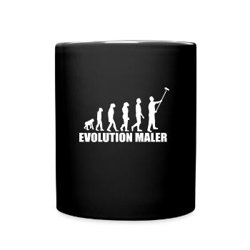 Maler - Tasse einfarbig - Schwarz - Vorne