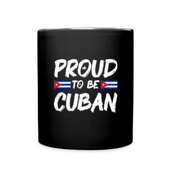 Kuba Flagge Karibik Urlaub Cuba Reise Havanna - Tasse einfarbig - Schwarz - Vorne