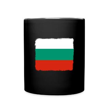 Drapeau bulgare Drapeau bulgare Sables d’or - Mug uni - noir - Devant