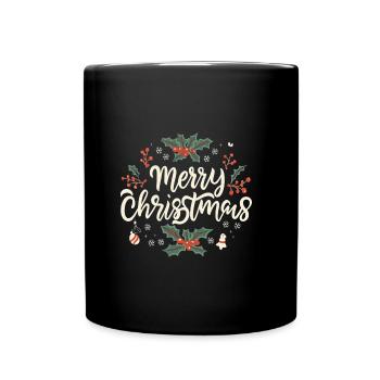 Joyeux Noël - Mug uni - noir - Devant