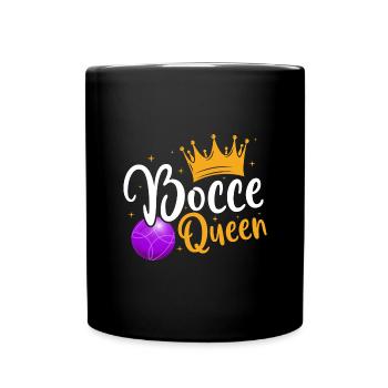 Boccia - Tasse einfarbig - Schwarz - Vorne