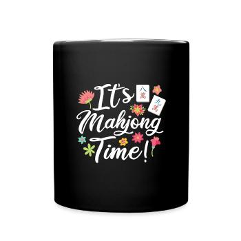 Cadeau pour les fans de Mahjong - Mug uni - noir - Devant