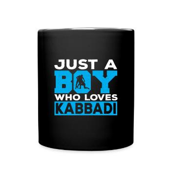 Gift for Kabaddi Lovers - Full Colour Mug - black - Front