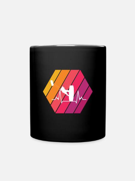 Kitesurfing - Tasse einfarbig - Schwarz