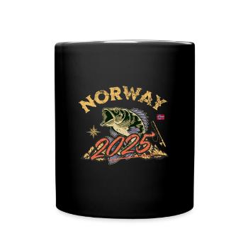 Excursion de pêche en Norvège 2025 (Garantie du prix le plus bas) - Mug uni - noir - Devant