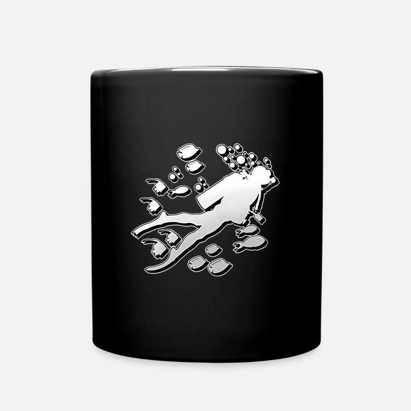 Plongeurs - Mug uni - noir