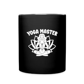 Passionnés de Pilates Maître Yoga Pilates - Mug uni - noir - Devant
