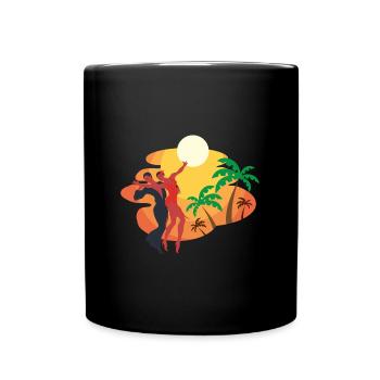 Salsa Dancing Dancing Couple Anniversaire Tropical - Mug uni - noir - Devant