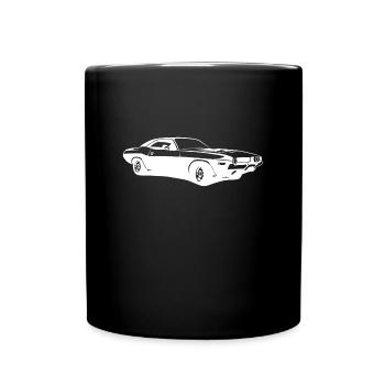 Sportwagen - Tasse einfarbig - Schwarz - Vorne