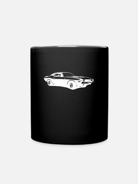 Sportwagen - Tasse einfarbig - Schwarz