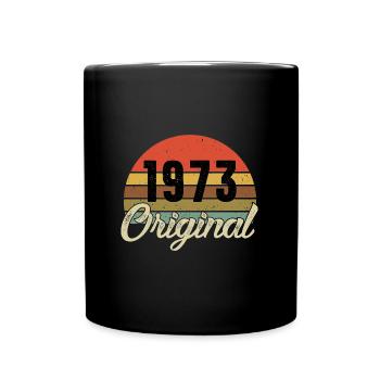 1973 original birthday - Full Colour Mug - black - Front