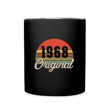 1968 original birthday - Full Colour Mug - black - Front