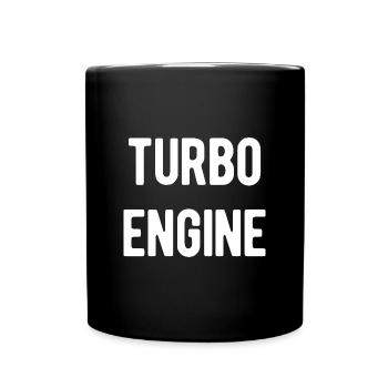 Moteur Turbo - Mug uni - noir - Devant