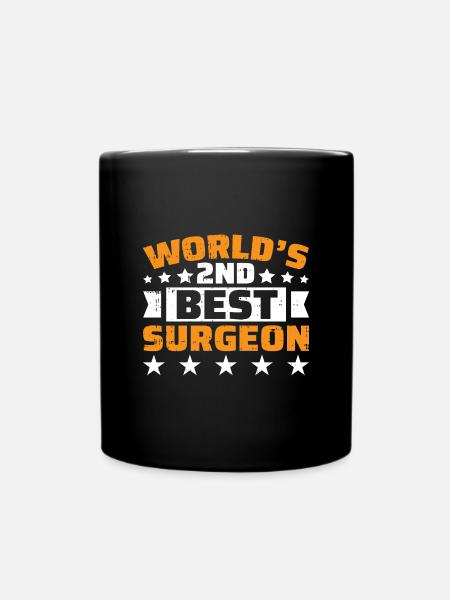 Chirurg - Tasse einfarbig - Schwarz