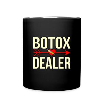 Botox - Tasse einfarbig - Schwarz - Vorne