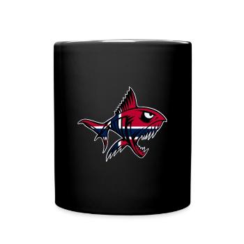 Norvège Pêche à la ligne Pêche - Mug uni - noir - Devant