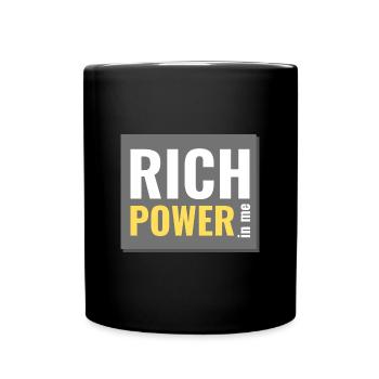 un pouvoir riche en moi - Mug uni - noir - Devant