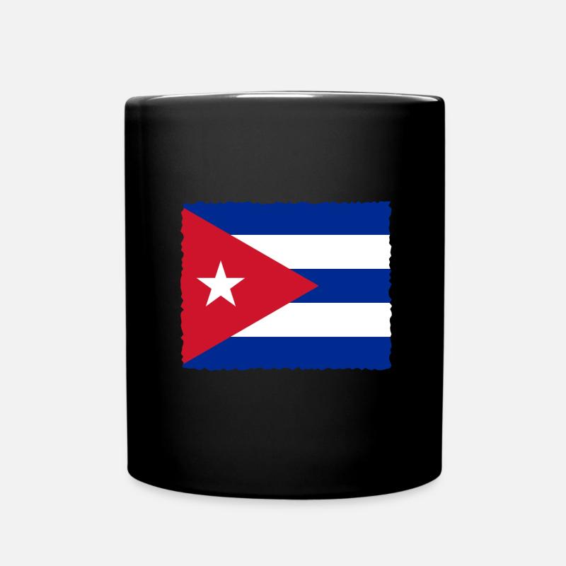 Cuba Drapeau Caraïbes Vacances Cuba Voyage La Havane - Mug uni - noir