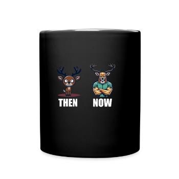 Coach Muskelaufbau Cardio Fitnesstraining Geschenk - Tasse einfarbig - Schwarz - Vorne