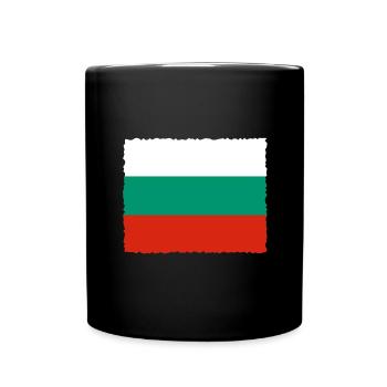 Drapeau Bulgarie Drapeau bulgare Sables d'Or - Mug uni - noir - Devant