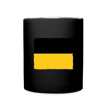 Baden Württemberg Flag Home Stuttgart - Full Colour Mug - black - Front