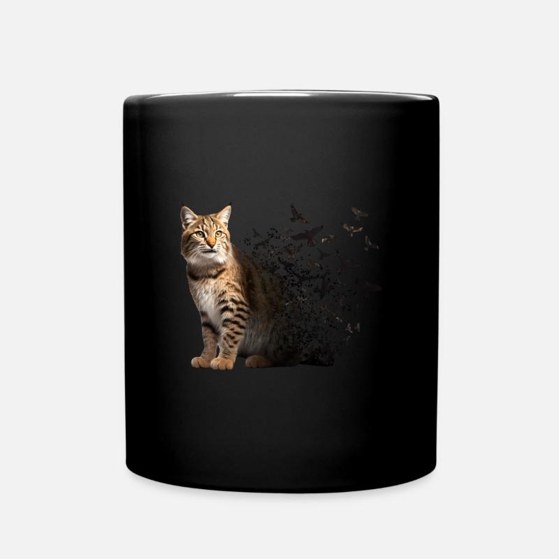 Rotluchs - Tasse einfarbig - Schwarz