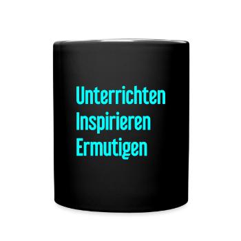 Teaching Inspiring Encouraging - Full Colour Mug - black - Front